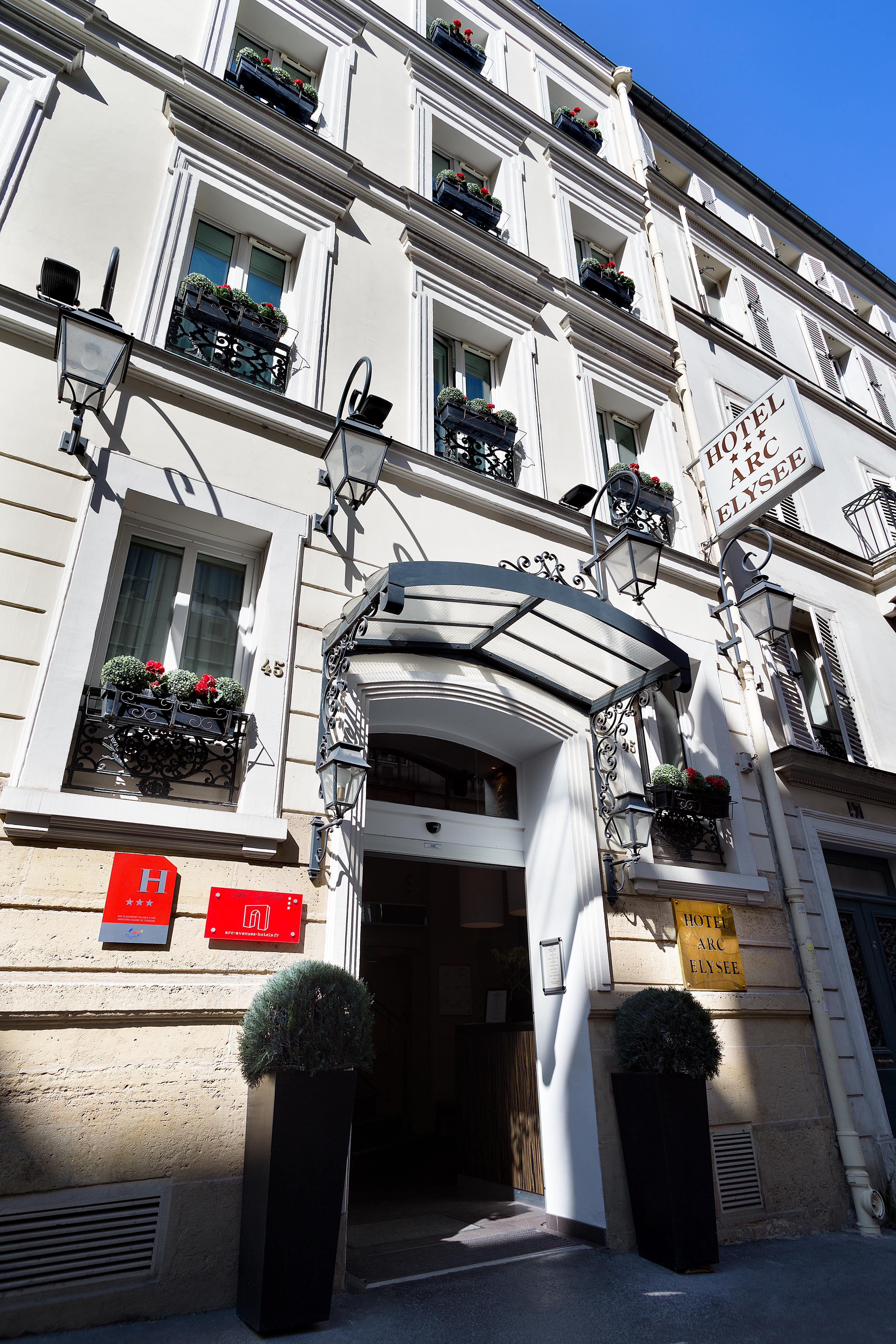 Hotel Arc Elysées à Paris Extérieur photo